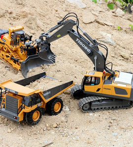 RC Excavator Dumper Bulldozer 1/20 2.4GHz 11CH RC Truck