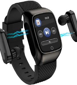 Smart Bracelet Wireless Bluetooth Headset Combo Smart Watch