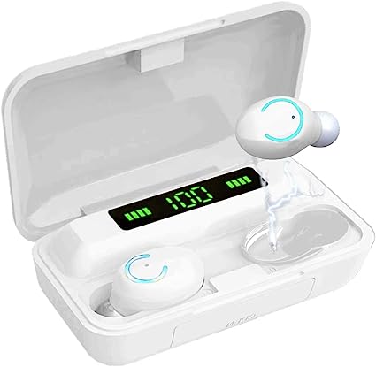 Fully Wireless Bluetooth 5.0 Rechargeable IPX7 Waterproof