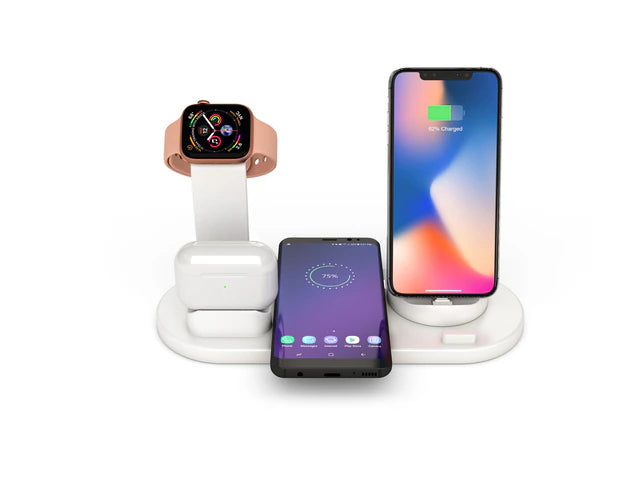 6 in 1 Multifunction Charge Station For Airpods Apple iWatch Huawei