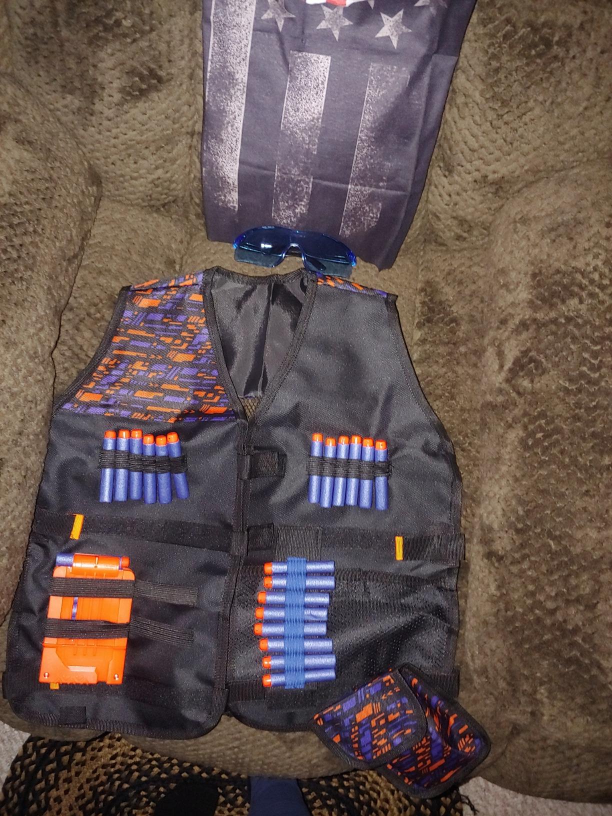 Kids Tactical Vest Kit for Nerf Guns