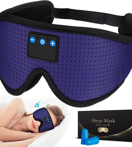 Sleep Mask, Wireless Music Eye Mask Sleep Earbuds for Side Sleeper