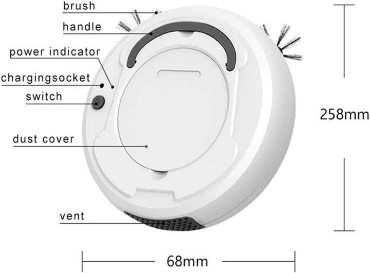 Rechargeable Smart Robot Vacuum and Mop Cleaner