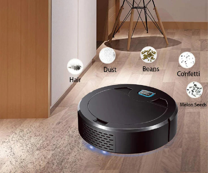 Robot Vacuum Cleaner, 1800Pa Strong Suction, Super Thin Multiple Cleaning Modes Automatic Self-Charging