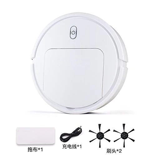 Super Thin Quiet Robotic Vacuum Cleaner, Strong Suction for both Carpet and Hard Floors