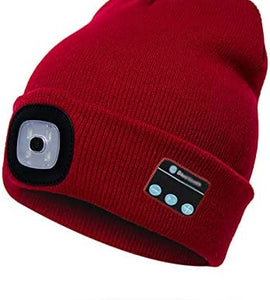 Bluetooth Beanie Hat Light Wireless Headphones