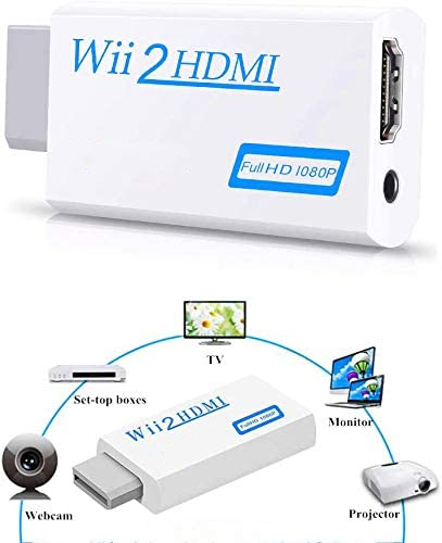 Wii to HDMI Converter, Wii HDMI Adapter Output & Video Audio HDMI Converter