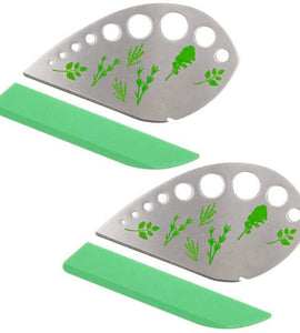 Stainless Steel Kitchen Herb Leaf Stripping Tool