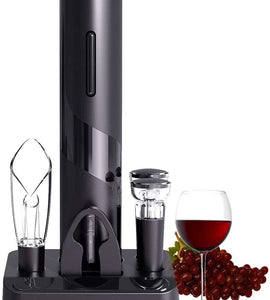 Reusable Wine Bottle Openers with Accessories for Kitchen Party