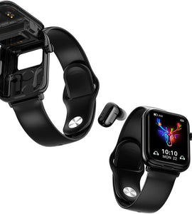 Smartwatch TWS Bluetooth Earphone Heart Rate Blood Pressure Monitor