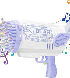 Bubble Machine Gun,80 Hole Bubble Machine Rocket Launcher Bubble Maker
