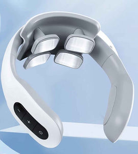 Intelligent 4D Electric Pulse Neck & 6 Modes 15 Levels Portable Cordless Deep Tissue Trigger Point Massager