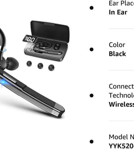 Cellphone Wireless Bluetooth Earpiece with Charging Case Hands