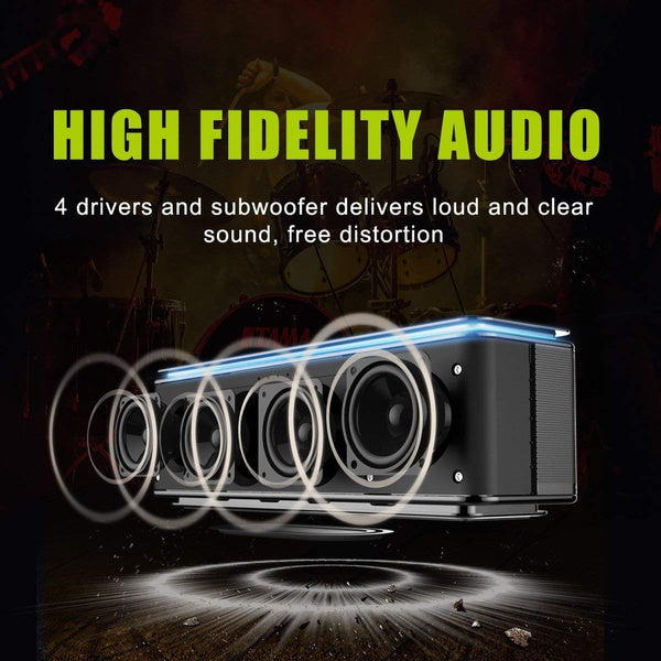 Wireless Bluetooth Speaker with 3D Stereo Sound