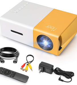 Mini Portable Projector for iOS, Android, Windows, PS5, Laptop, TV-Stick
