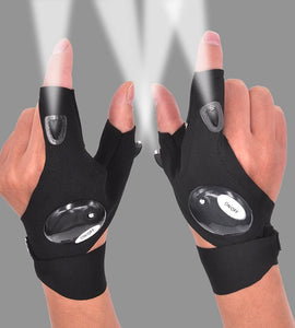LED Flashlight Glove Gifts for Men Father Day Outdoor Fishing Gloves