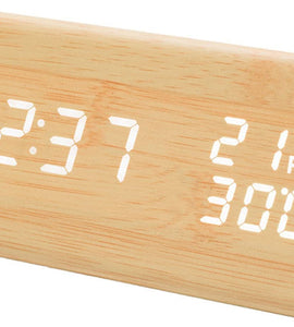 Wood Digital Alarm Clock