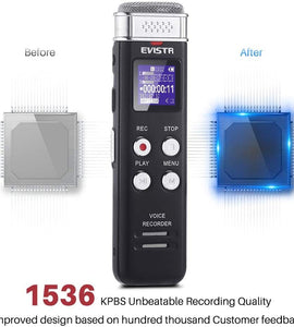 Recorder Voice Activated Recorder with Playback