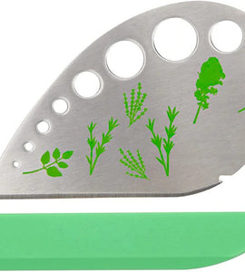 Stainless Steel Kitchen Herb Leaf Stripping Tool