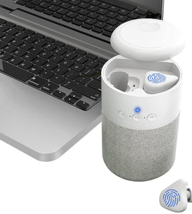 True Wireless Earbuds and Bluetooth Speaker
