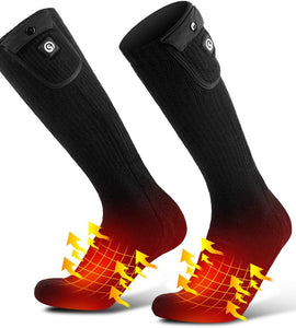 Electric Rechargeable Battery Thick Long Ski Socks for Winter Cold Weather Hunting Hiking Camping Skating