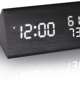 Wood Digital Alarm Clock