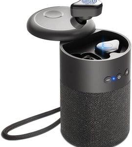 True Wireless Earbuds and Bluetooth Speaker
