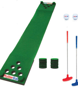 Green Putting Pong Golf Mat & Golf Hole Covers