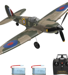 Remote Control Airplane Ready to Fly Spitefire Radio Controlled Aircraft for Beginners