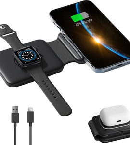 Magnetic Wireless Charger Foldable,18W Fast Mag-Safe Charger