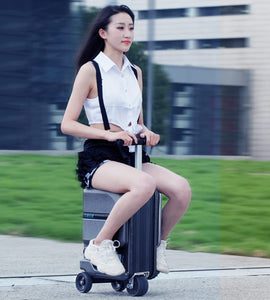 Electric Suitcase Scooter with Handle Design, 26L Smart Riding Carry