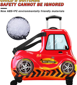 Riding Suitcase Travel Trolley Case Spinner with Wheels