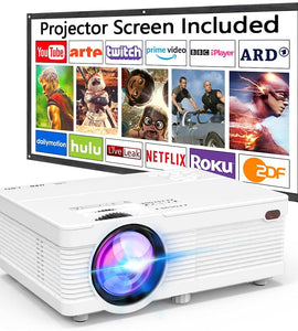 Portable Mini Projector with 100