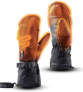 Heated Mittens for Women and Men, Rechargeable Heated Gloves for Skiing Hiking