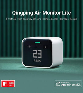 Apple HomeKit Compatible Wi-Fi Indoor Air Quality Meter Detects Home