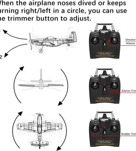 F4U Corsair Remote Control Aircraft RTF, Radio Control Plane for Beginner RC Parkflyer
