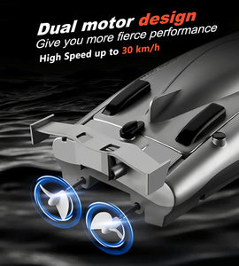 RCMCASTLE RC Boat with Sport Spoiler