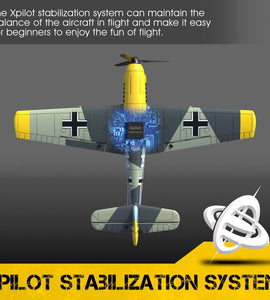 Control Airplane 4-CH RC Plane Ready to Fly BF-109 Radio Controlled Plane