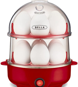 Make up to 14 Large Boiled Eggs, Poaching and Omelete Tray Included