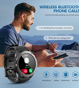 Smart Watch for Men Bluetooth Call (Answer/Make Call) IP68 Waterproof 1.32'