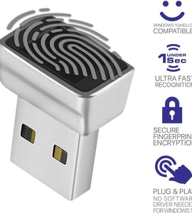 Nano USB Fingerprint Reader for Windows 10/11 Hello