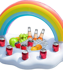 Rainbow Cloud Drink Holder Floating Beverage Salad Fruit Serving Bar
