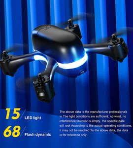 RC Drone with Camera, Quadcopter with Headless Mode One Button Takeoff Landing One Click Return 360°