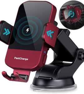 Fast Charging Auto Clamping Car Charger Phone Mount