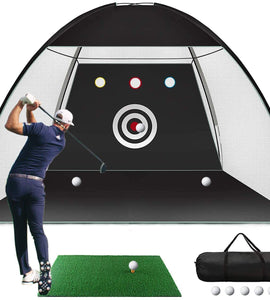 Golf Hitting Training Aids Nets with Target and Carry Bag