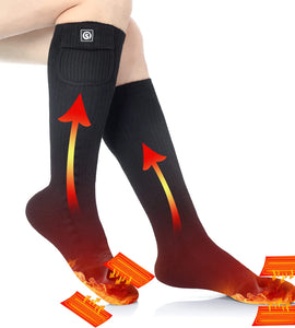 Electric Rechargeable Battery Thick Long Ski Socks for Winter Cold Weather Hunting Hiking Camping Skating