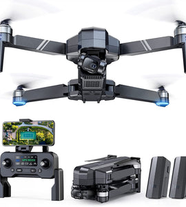 Drones with 2-Axis Gimbal 4K EIS Camera, 2 Batteries 56Mins Flight Time