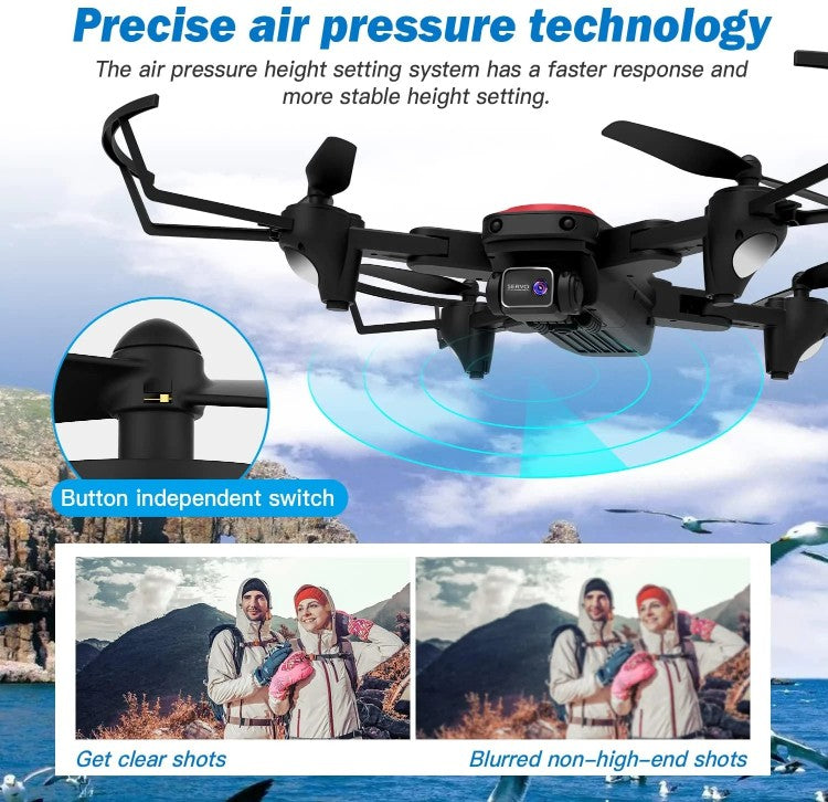 Upgraded Drone with 6K Electronic Camera & Equipped with two Batteries