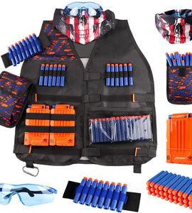 Kids Tactical Vest Kit for Nerf Guns