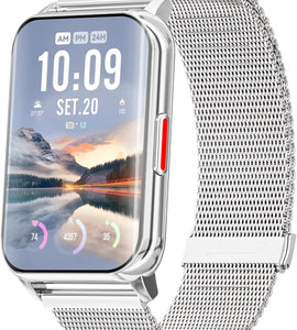 Smart Watch for Android iOS Phones with 1.57 inch Full Touch Screen Fitness Tracker